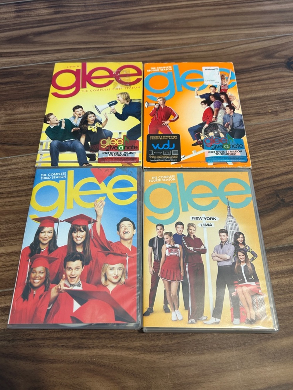 Glee DVD’s - Seasons 1-4